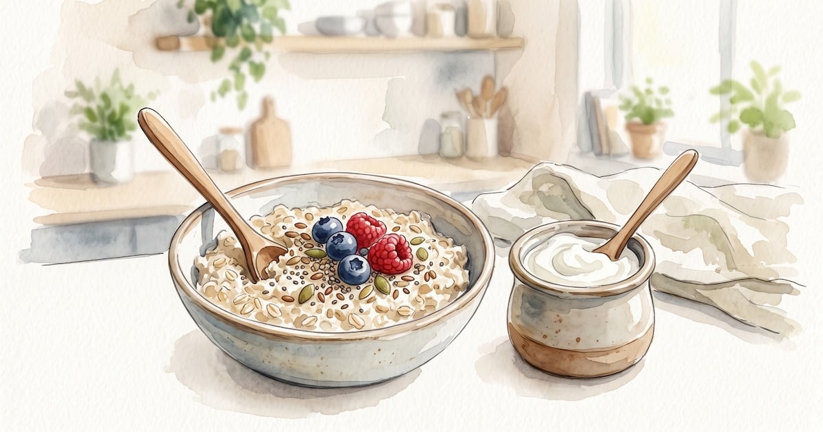 Avena y yogur griego: dos aliados cotidianos que suman fibra y bacterias buenas para ir al baño con más regularity