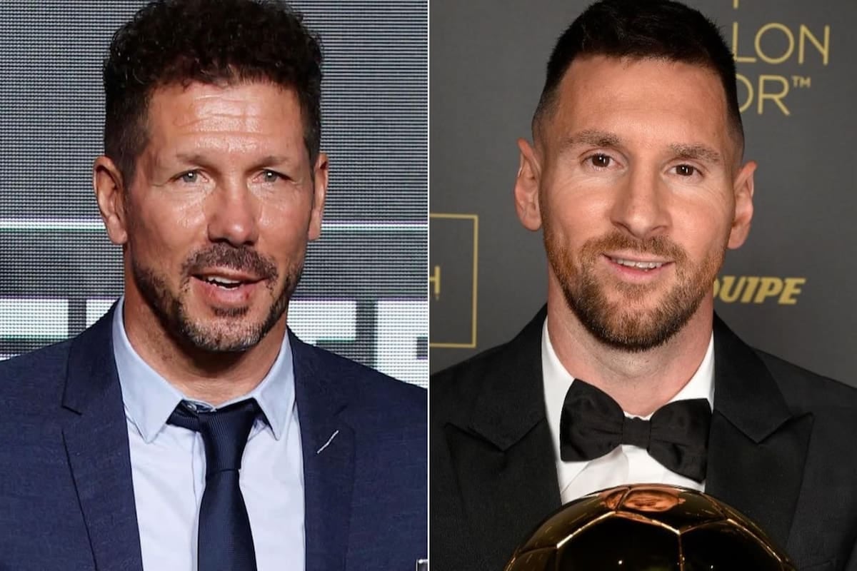 Simeone se quebró al hablar del 10: "Nos enseñó que cuando las cosas vienen mal, hay que seguir insistiendo"