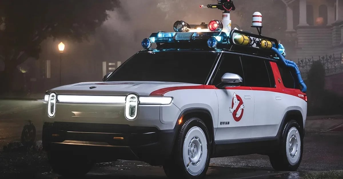 Bill Murray se subió a una camioneta eléctrica disfrazada del Ecto-1 y me hizo acordar a los viernes de mi infancia