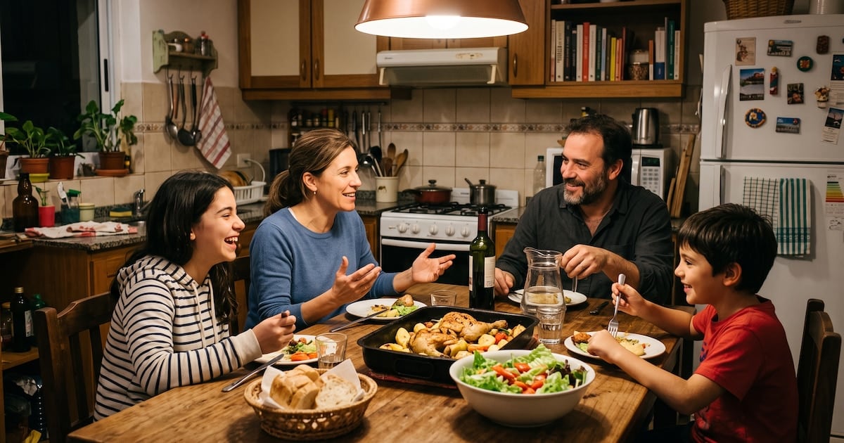 La mesa familiar como escuela: por qué comer accompanied moldea lo que los chicos eligen en el plato