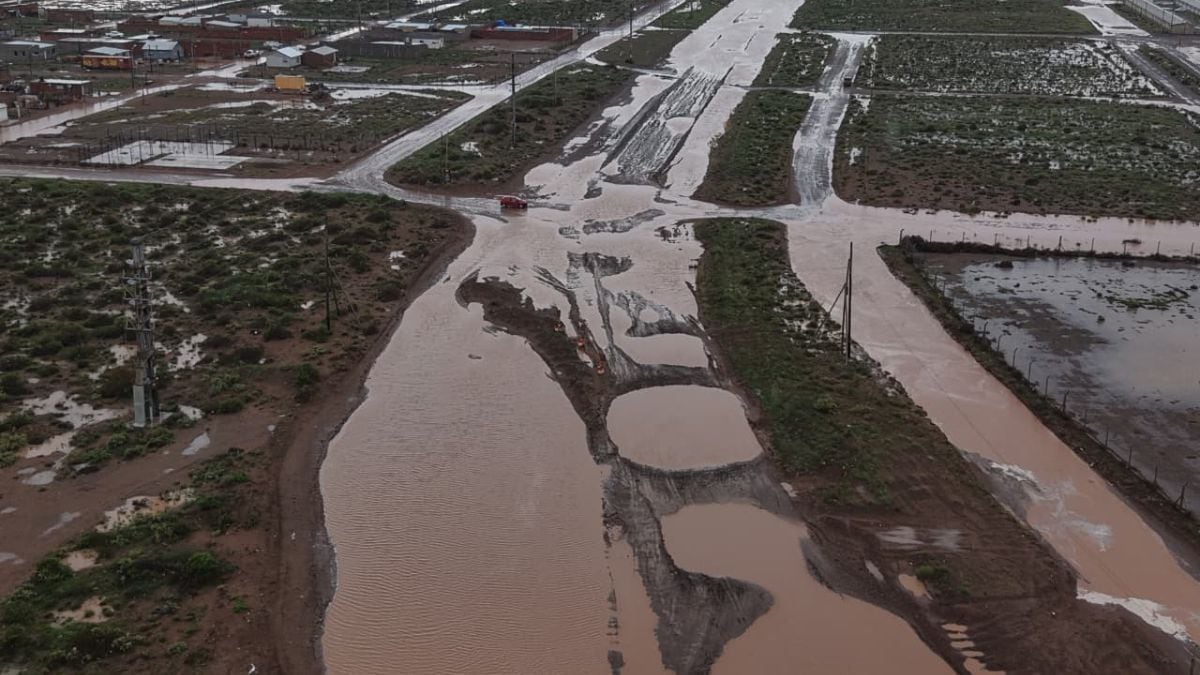 Añelo activate un refugio y a 25 familias tras la tormenta