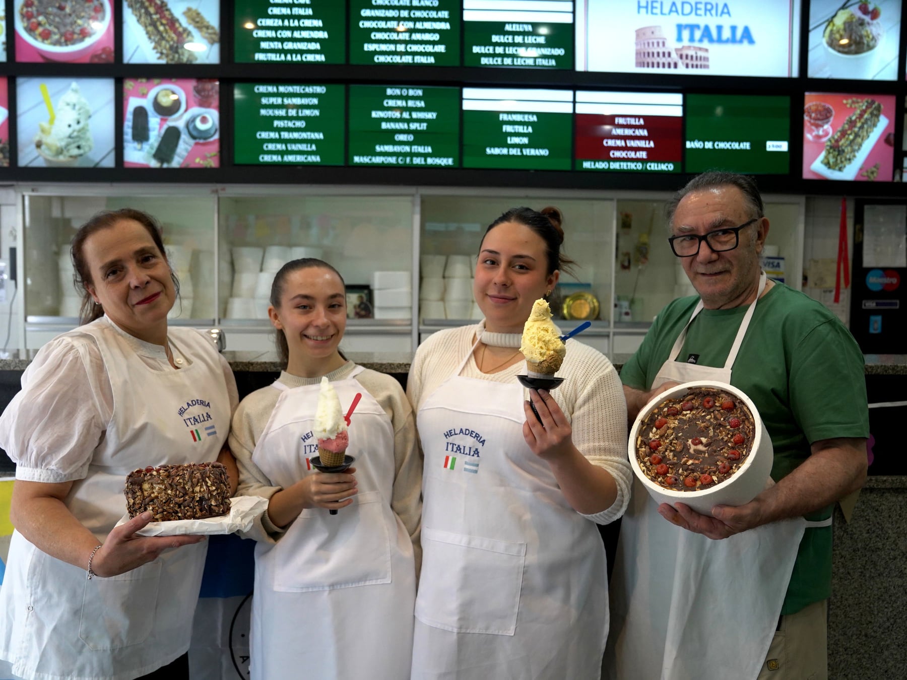 Monte Castro la tradición de un gelato que llegó a su sexagésimo aniversario