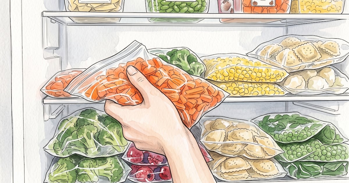 La segunda vuelta al freezer: por qué algunos alimentos no conviene recongelar
